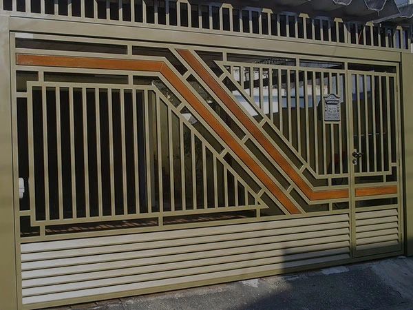 Portão fabricado e instalado pela M.I. Portões